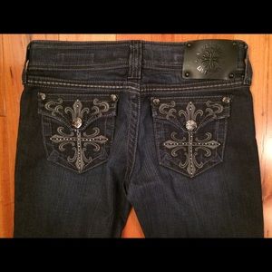 Affliction Jade Boot - Vegas Wash Sz 26